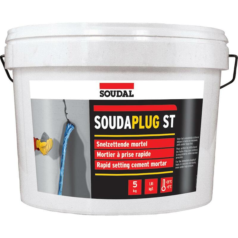 MORTEL SNELZETTEND GRIJS    SOUDAPLUG ST 5KG SOUDA