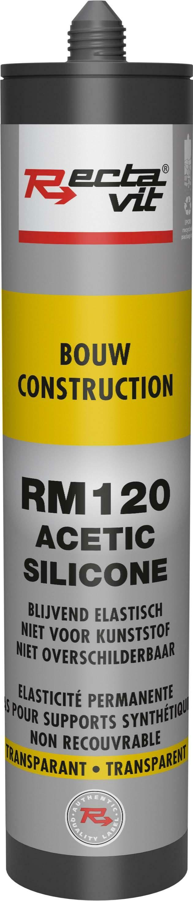 SILIC.+AZIJN TRANSP.(BOUW)  120     310ML RECTAVIT