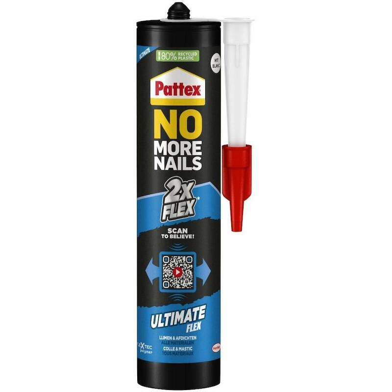 COLLE MONTAGE BLANC    390G NO MORE NAILS   PATTEX