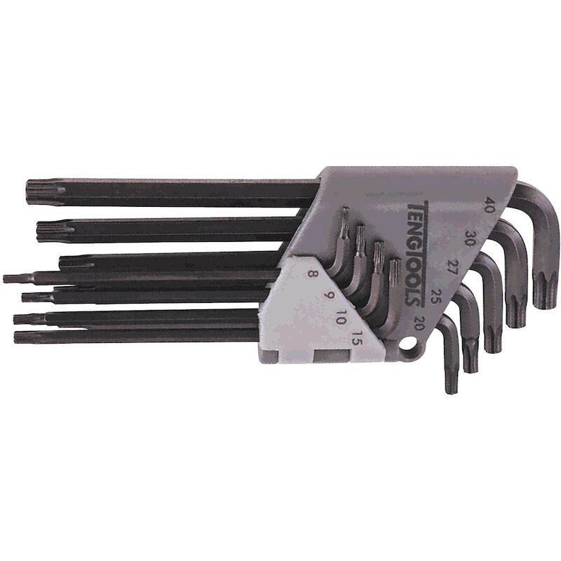 JEU CLÉS MÂLES COUD.TORX(ÉT)11660 (9PCS) TENGTOOLS