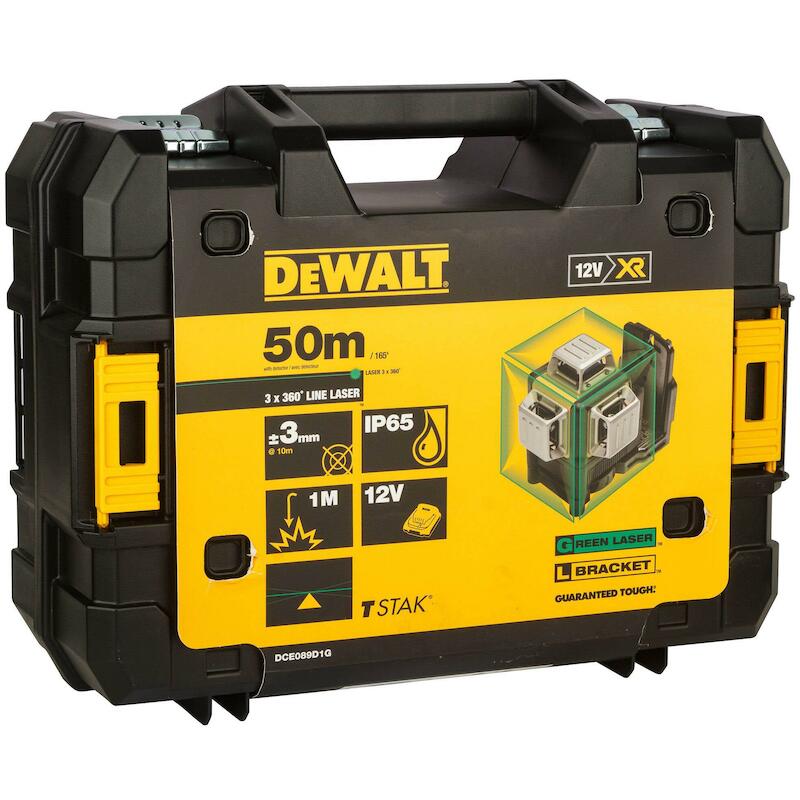 MULTILIJNLAS.12V/2AH        DCE089D1G(GROEN)DEWALT
