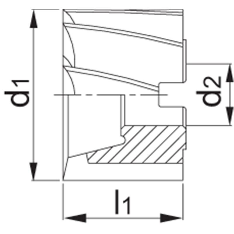 MANTELKOPRUWFREES HSSE-CO 8L-S27 37.600 80X45 PHAN