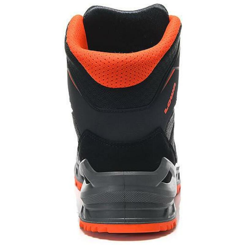 HOGE SCHOEN - LOWA LARROX WORK GTX - S3 ZWART EN ORANJE 47