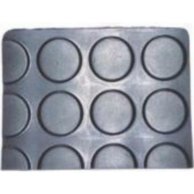 TAPIS CAOUT.NOPES 10X1,2M   SBR NOIR - 3MM
