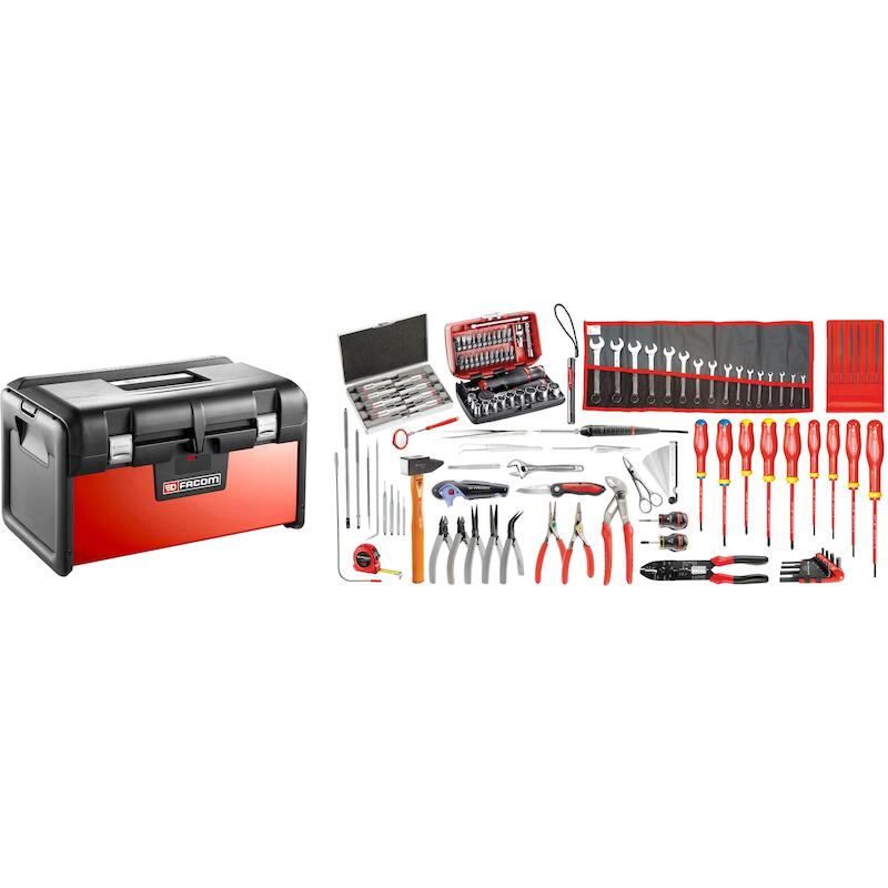 GEREEDSCHAPSSET IN KOFFER   BT200.EM41A (120ST)FAC