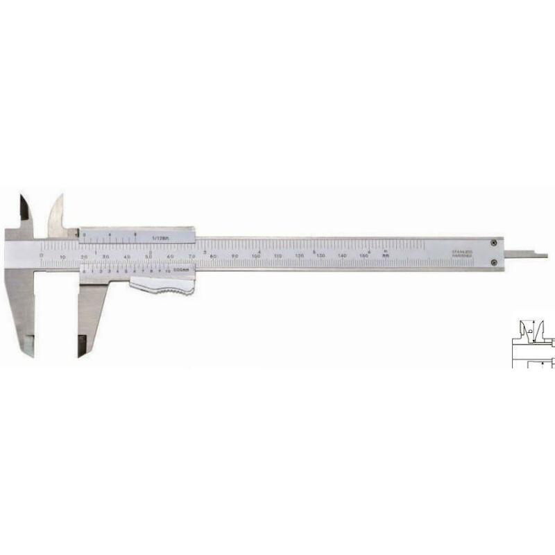SCHUIFMAAT INOX VERCHR.1/20 CSP  - 200MM       MIB