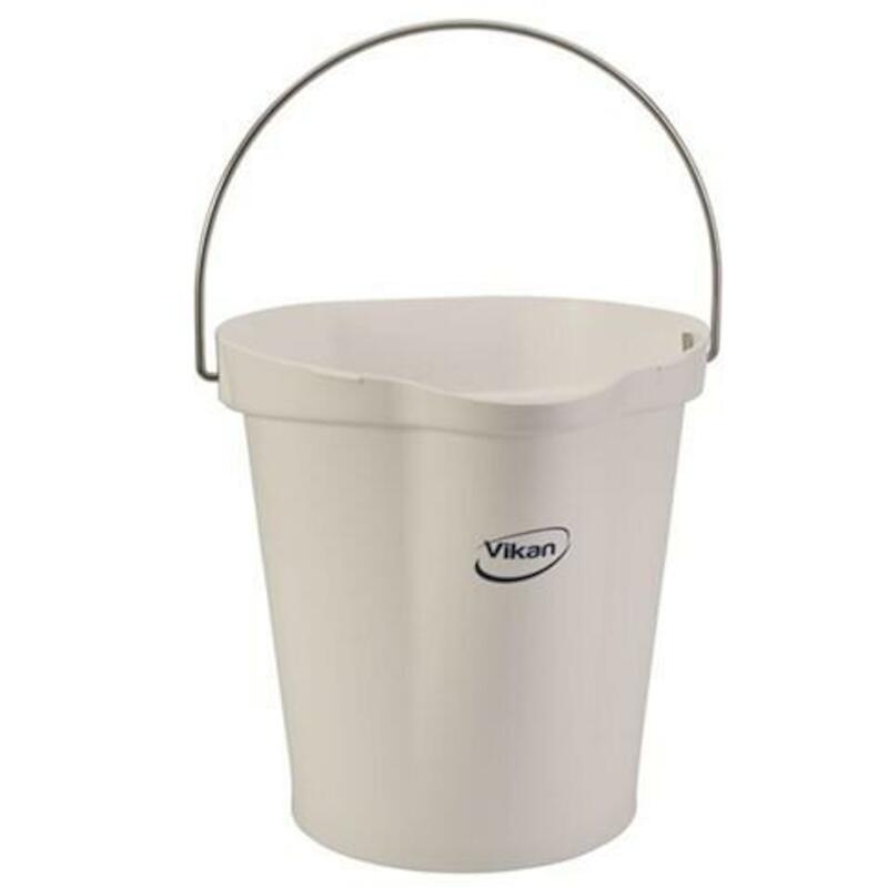 SEAU PP/INOX BLANC          5686/5 - 12L     VIKAN