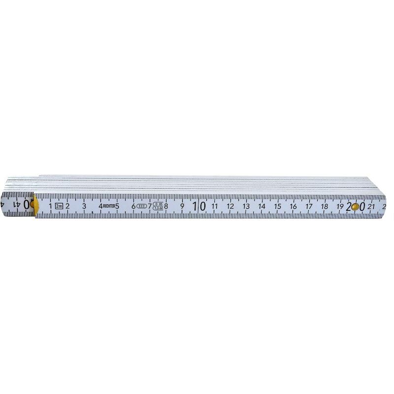 MÈTRE PLIANT BOIS 16MM - BL 1212/W - 2M    RICHTER