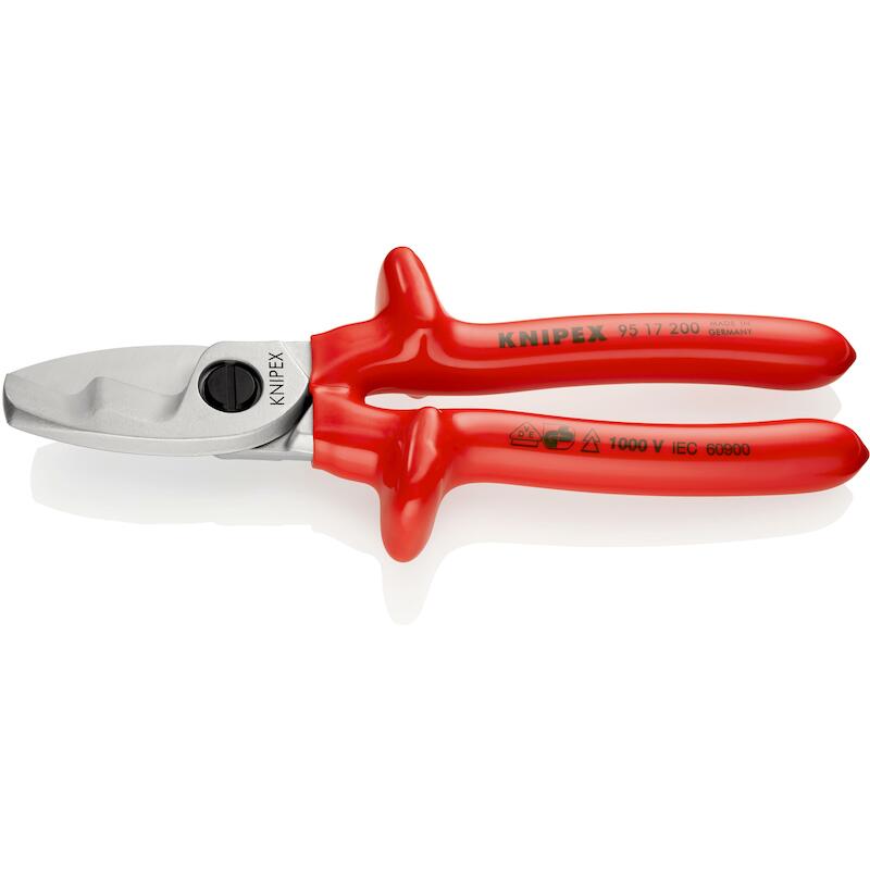 COUPE-CÂBLES DOUBLE TR.VDE  95 17 - 200MM   KNIPEX
