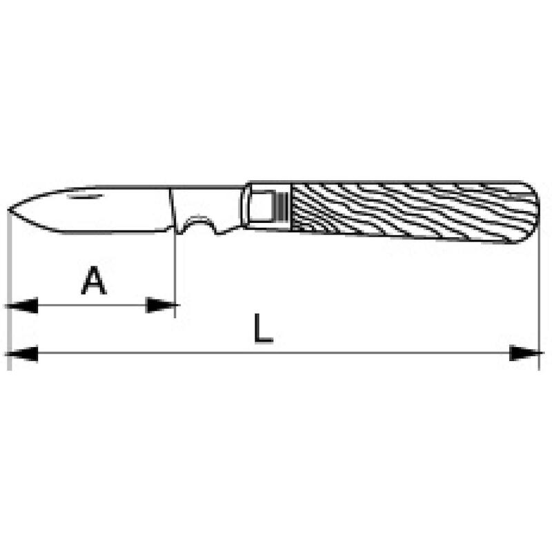 COUTEAU ELECTRICIEN REPLIAB.2820EF1 - 200MM  BAHCO