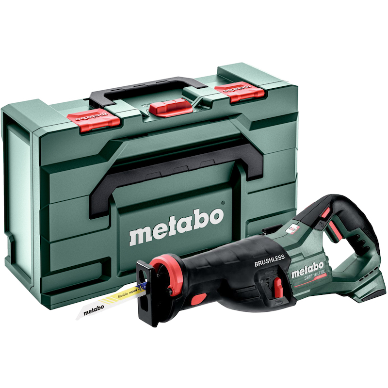 Metabo - cordless reciprocating saw body - ssep 18 lt bl - 18 V - 32 mm - metabox 165 L - 03308967