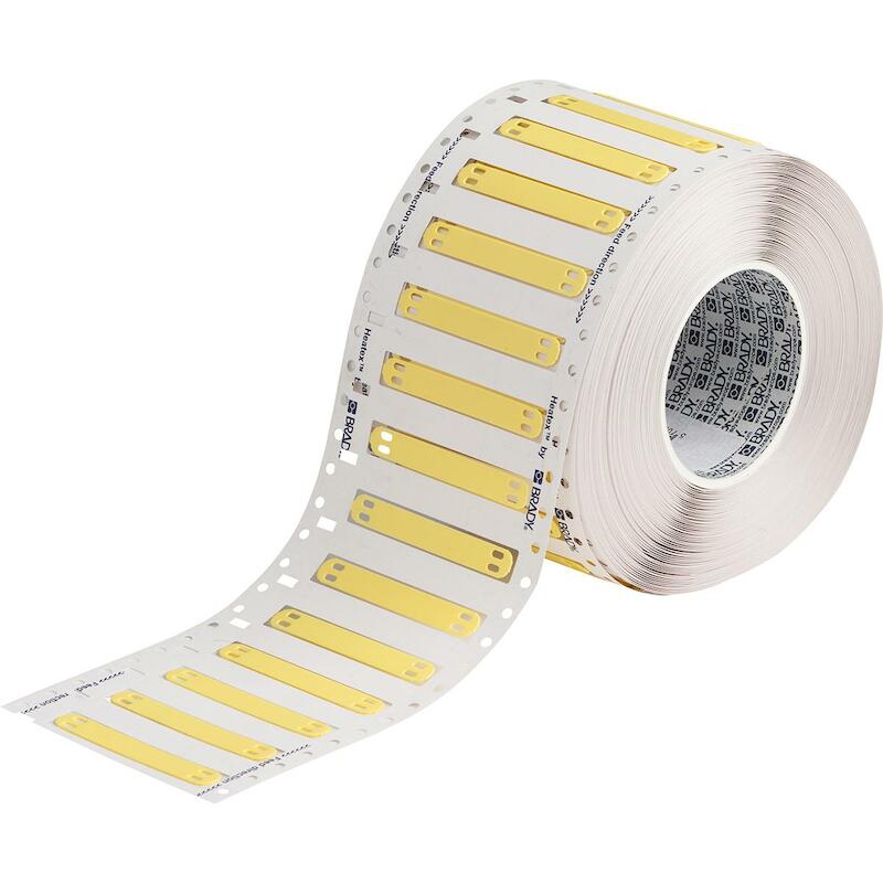 KABELMERKER - BRADY 620337 - 'BLANCO' GEEL 75X10 MM (1000 EA)