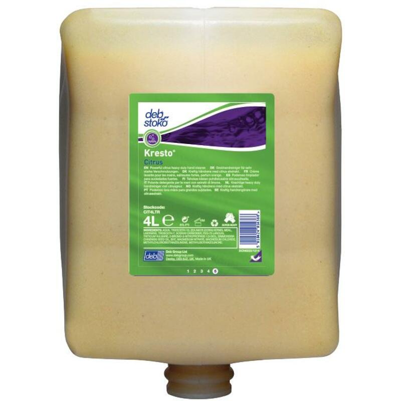 NETTOY.MAIN 4L/CARTOUCHE    KRESTO CITRUS DEB STOK