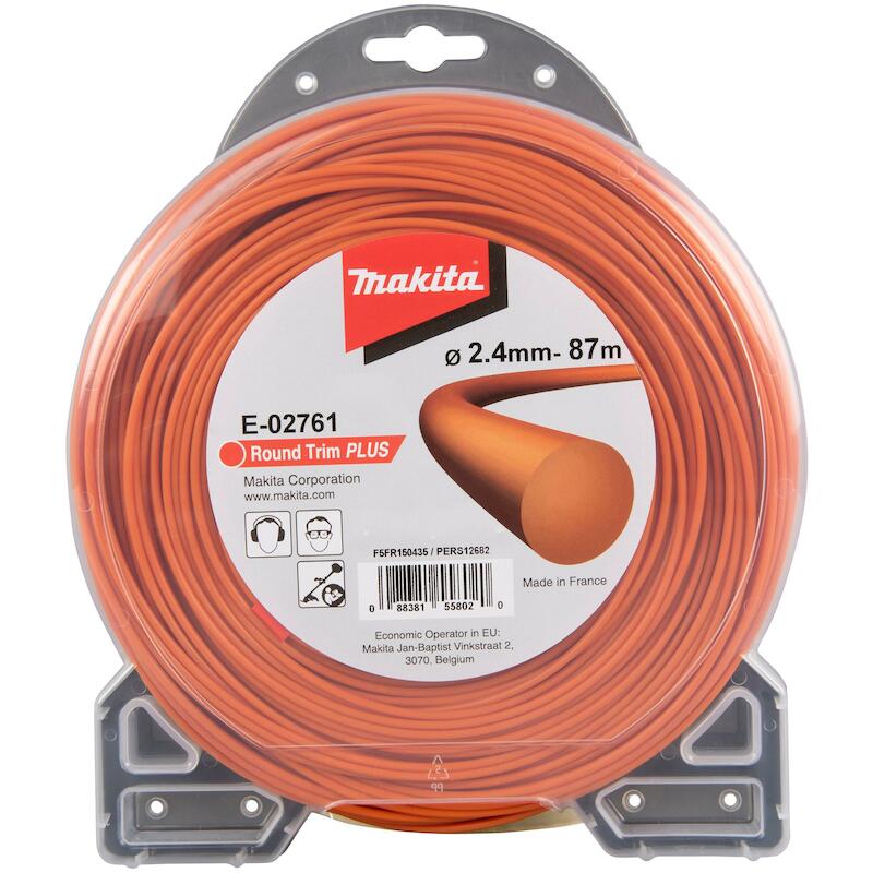 NYLONDRAAD TYPE ROND PLUS, 2,4 MM X 87 M - E-02761 - MAKITA