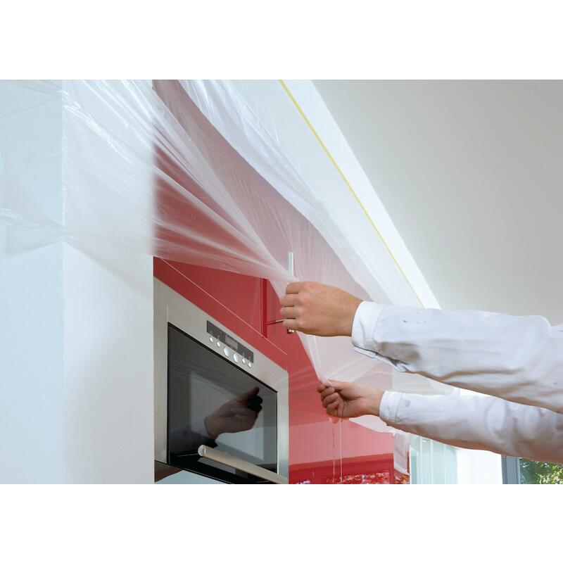 KLEEFBAND - TESA 04365 EASY COVER VLAK PAPIER - TRANSPARANT 1400 MM X 33 M