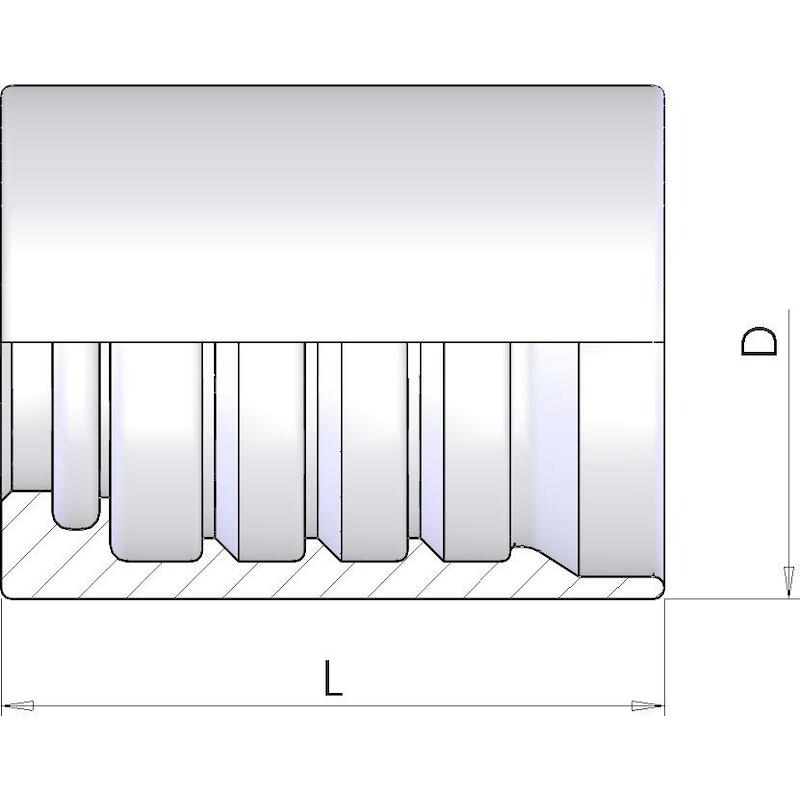DOUILLE A SERTIR 1/2" R13/15 DÉNUDER   OS14 INTERP