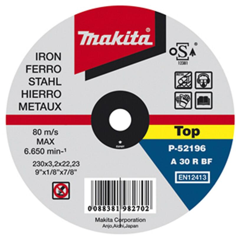DOORSLIJPSCHIJF 125 X 1,6 X 22,23 MM - P-53039 - MAKITA