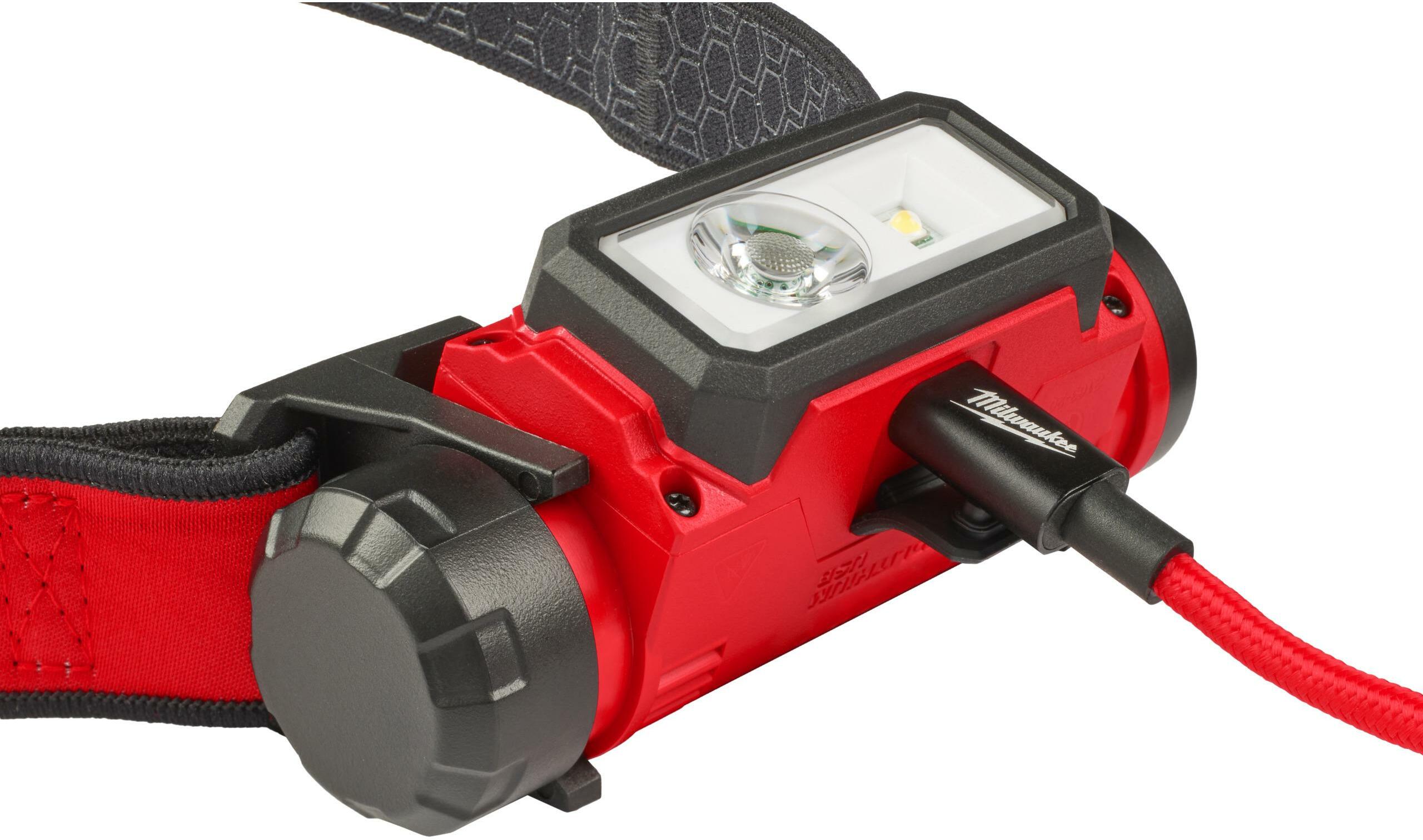 HOOFDLAMP USB OPLAADBAAR    L4 HL2-301   MILWAUKEE