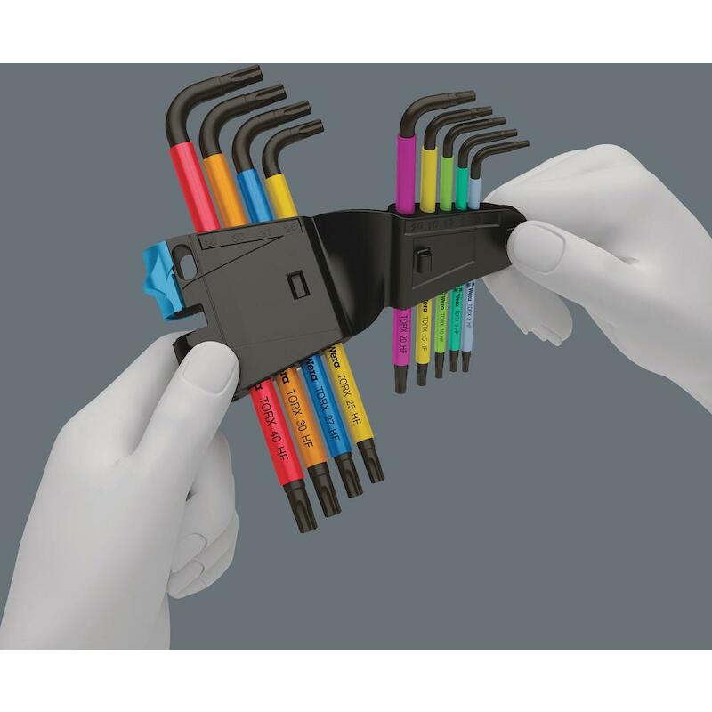 STIFTSLEUTELSET MULTICOLOUR 967 SL/9 TORX HF -METR