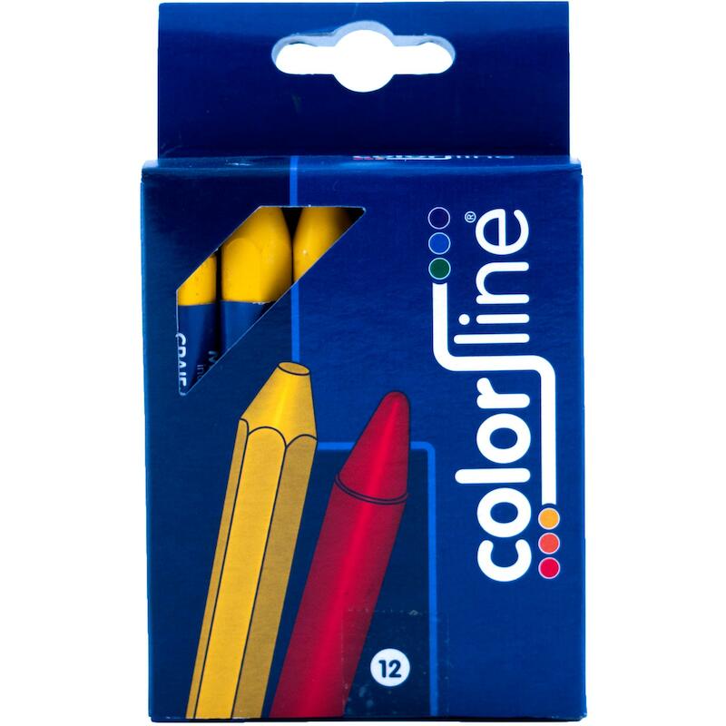 CRAYON GRAS JAUNE           CL5002(12PC)COLOR LINE