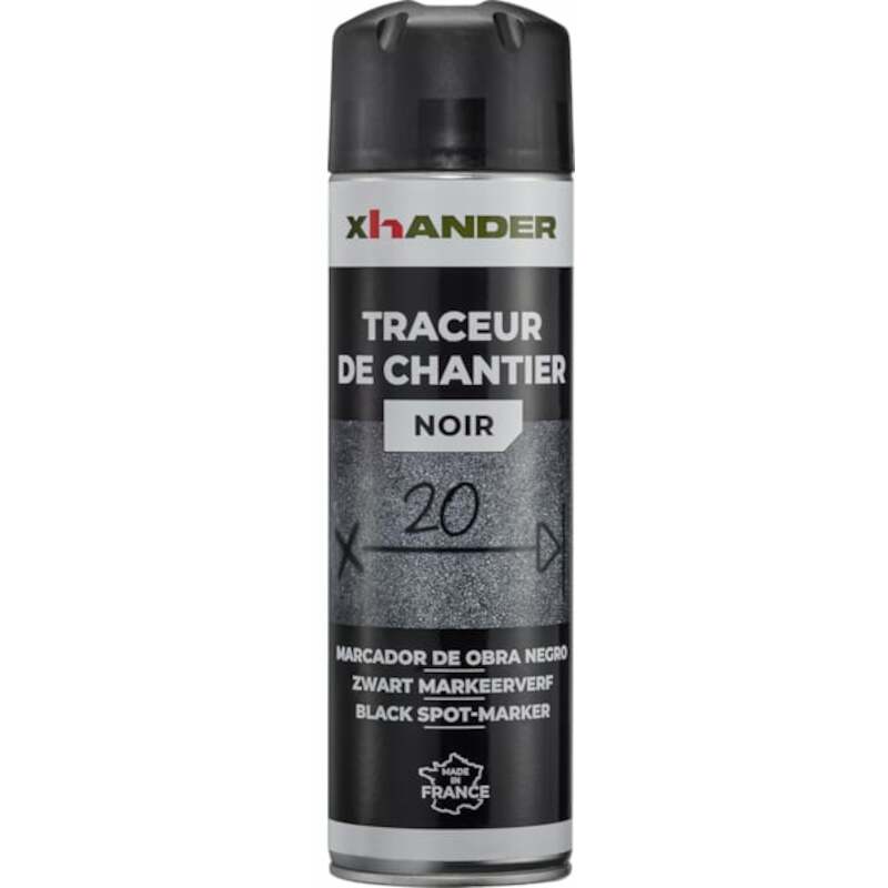 MARKEERVERF ZWART           68614031 500ML XHANDER