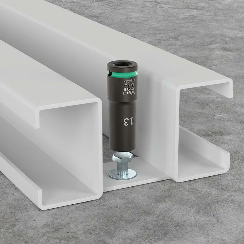 MODULE DOUILLES IMPACT      9728 ZYKLOP (15PC)WERA