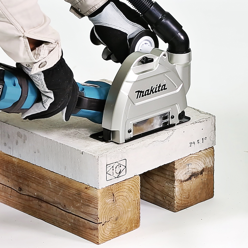 CARTERS DE PROTECTION POUR RAINURAGE AVEC RACCORD D'ASPIRATION, POUR MEULEUSES Ø 125 MM - 196845-3 - MAKITA