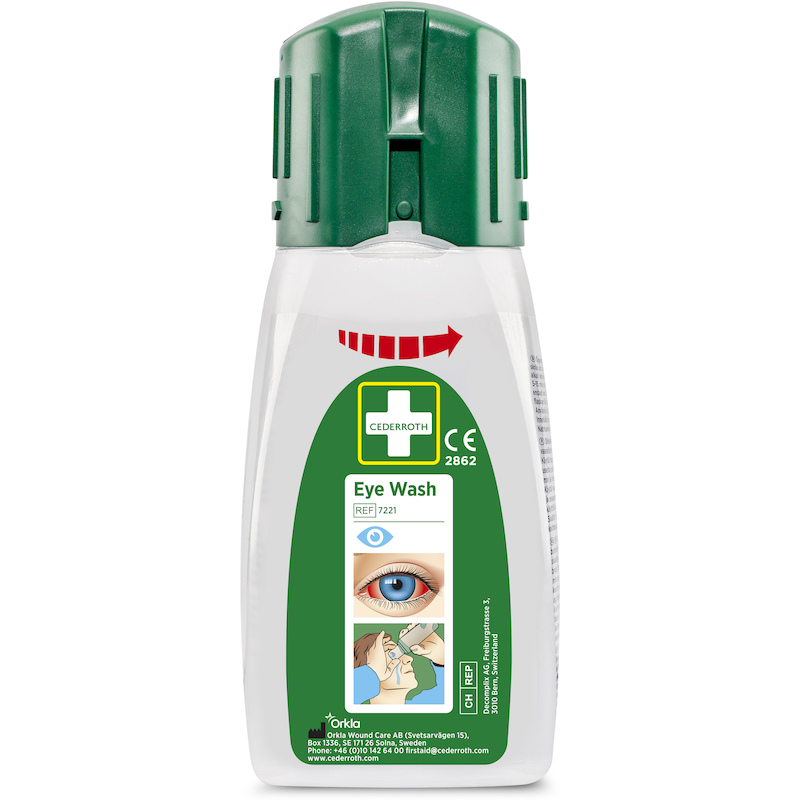 DOUCHE OCULAIRE TAMPONNÉ    7221 - 235ML CEDERROTH