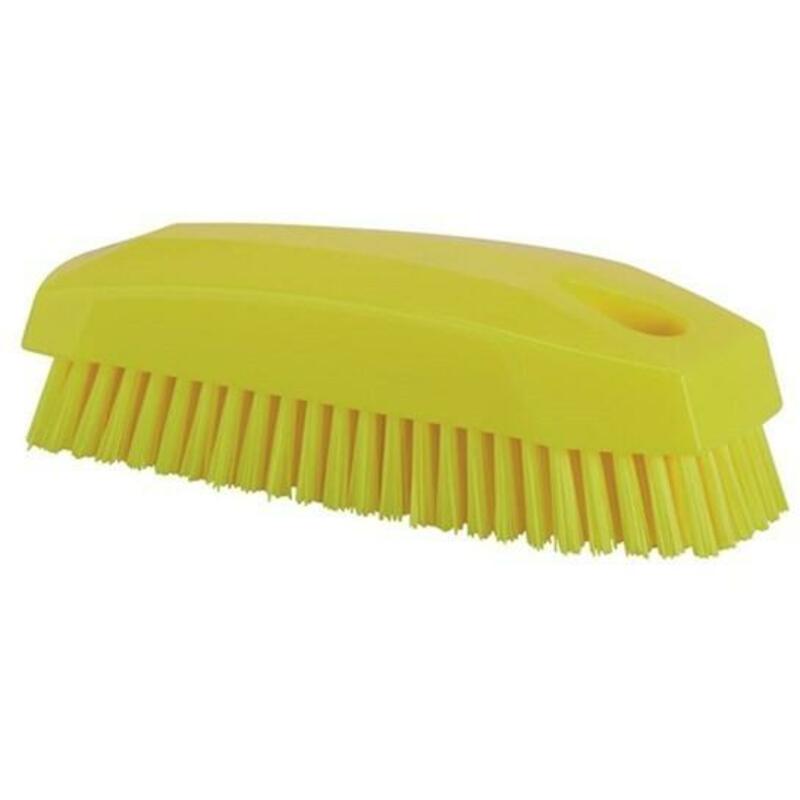BROSSE À ONGLES DUR JAUNE   6440/6  130X50MM VIKAN