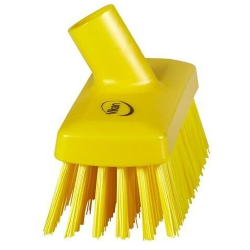 BROSSE À RÉCURER COMP.225MM 7042/6 JAUNE     VIKAN