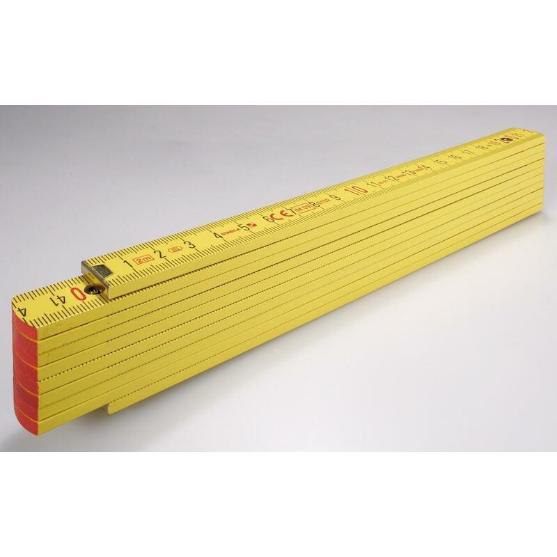 METRE PLIANT BOIS JAUNE     707  - 2M      STABILA