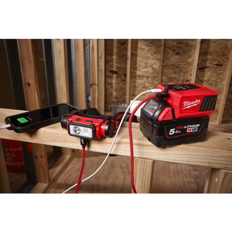 Milwaukee - Battery charger and power bank - M18 TC-0 - Li-ion - 18 V - 2.5 a - 08123303