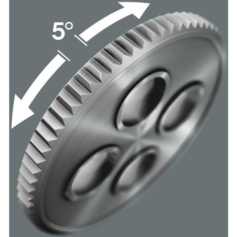 WERA 8000 B ZYKLOP SPEED RATEL MET 3/8"-AANDRIJVING (3/8 duim x 199,0 mm)