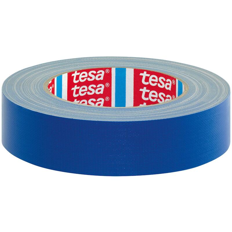 KLEEFBAND - TESA 04363 TESABAND TEXTIEL - DONKERBLAUW 30 MM X 25 M