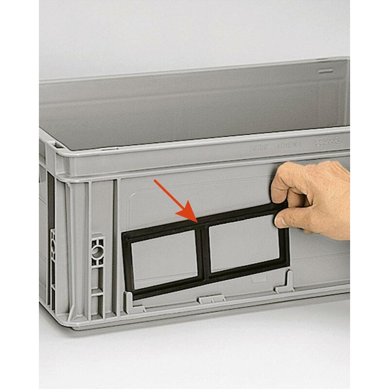 PORTE-ETIQUETTE FPZ97510007 215X85 NOIR       FAMI