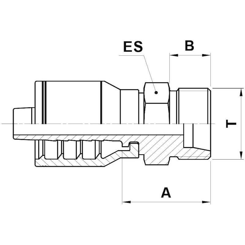 RACCORD A SERTIR         CES (1D243)-10-6 (9,5) IT