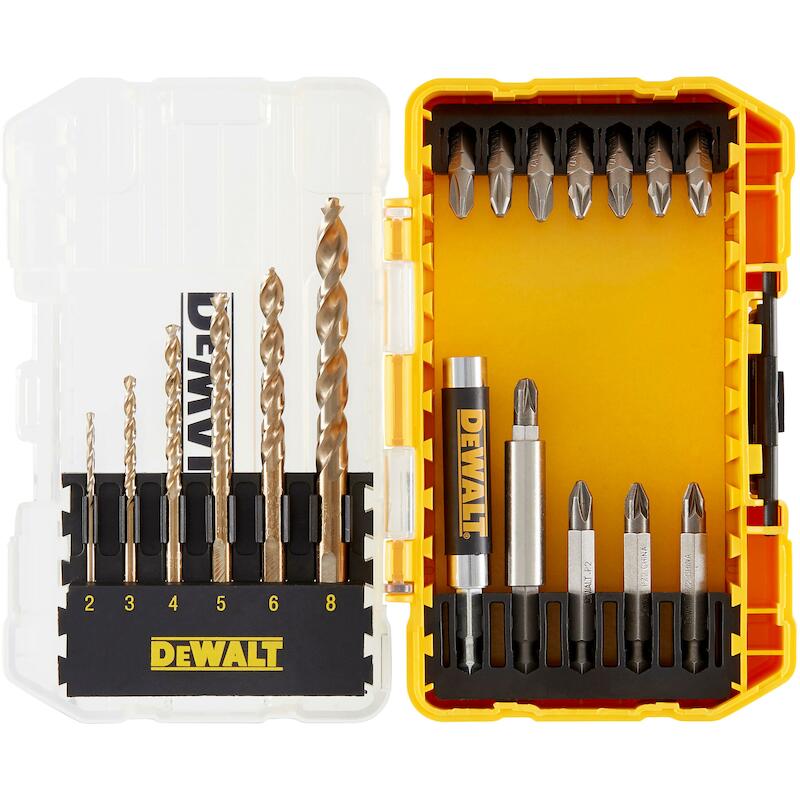 SET FORETS+EMBOUTS TOUGHC.  DT70711   (19PC)DEWALT