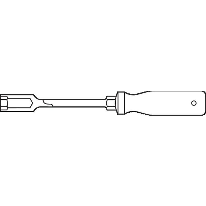 SOKSLEUTEL MET DREMOPLUS-HECHT 2133 - 6     GEDORE