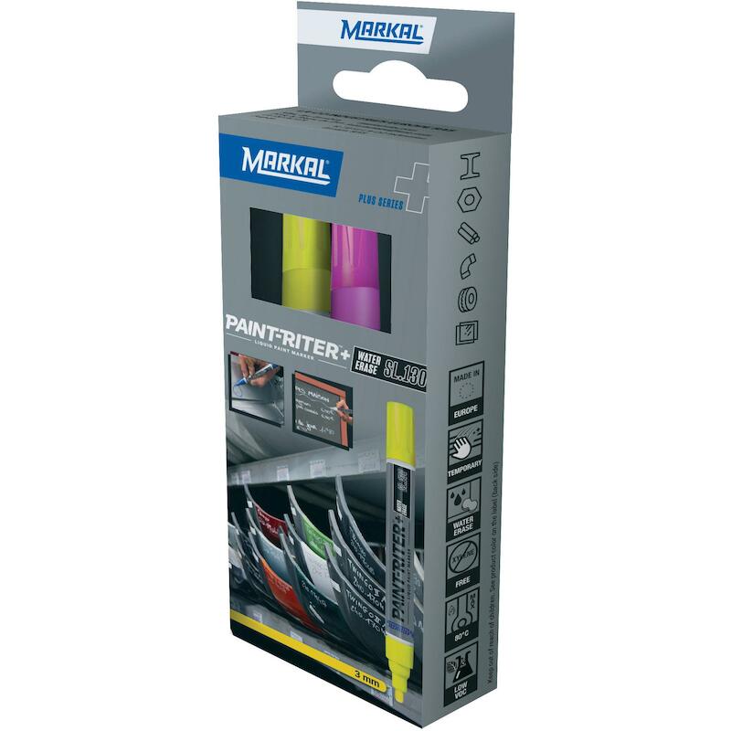 VERFSTIFTENSET FLUO-GE/RO   PAINT-RITER SL130(2ST)