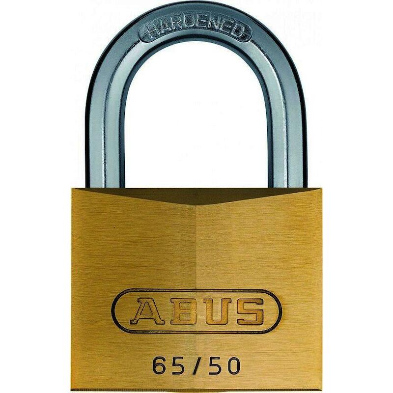 HANGSLOT MESSING GELIJKSL.  65/50 GL/KA 501   ABUS