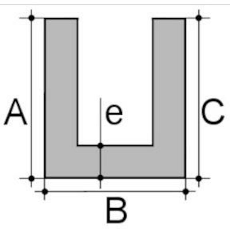 U-PROFIEL 10X10X10X1,5 (0,109KG/M) ALU ALMGSI0,5