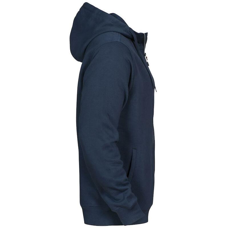 HOODIE/ZIP COTTON/PES       OVERHEAD MARINE   3XL