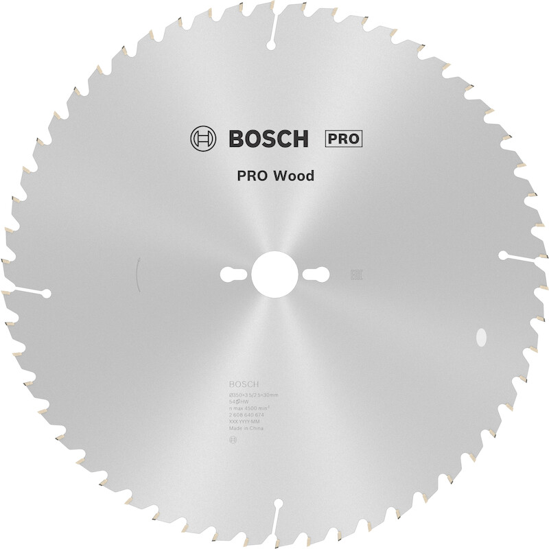 CIRKELZAAGBL.350X30X3,5 HOU.2608640674 54T   BOSCH