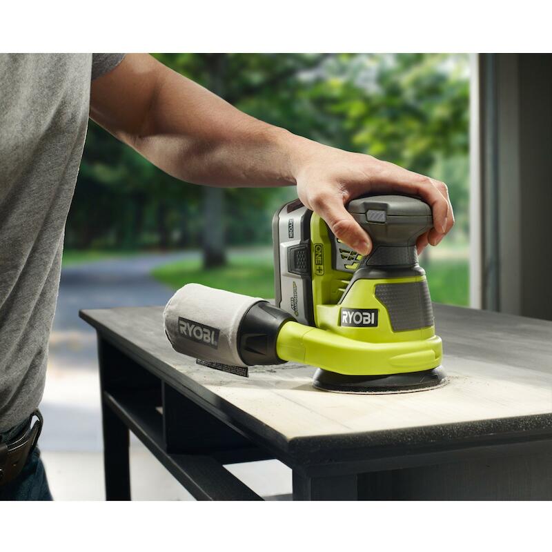 Ryobi - R18ROS-0 - excentrische accu-schuurmachine - 18 V - ONE+ - ø 125 mm - body - 03051901