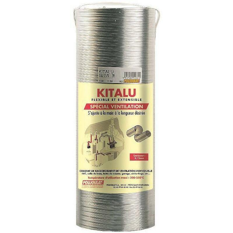 FLEXIBELE BUIS ALU 3M       150MM           KITALU
