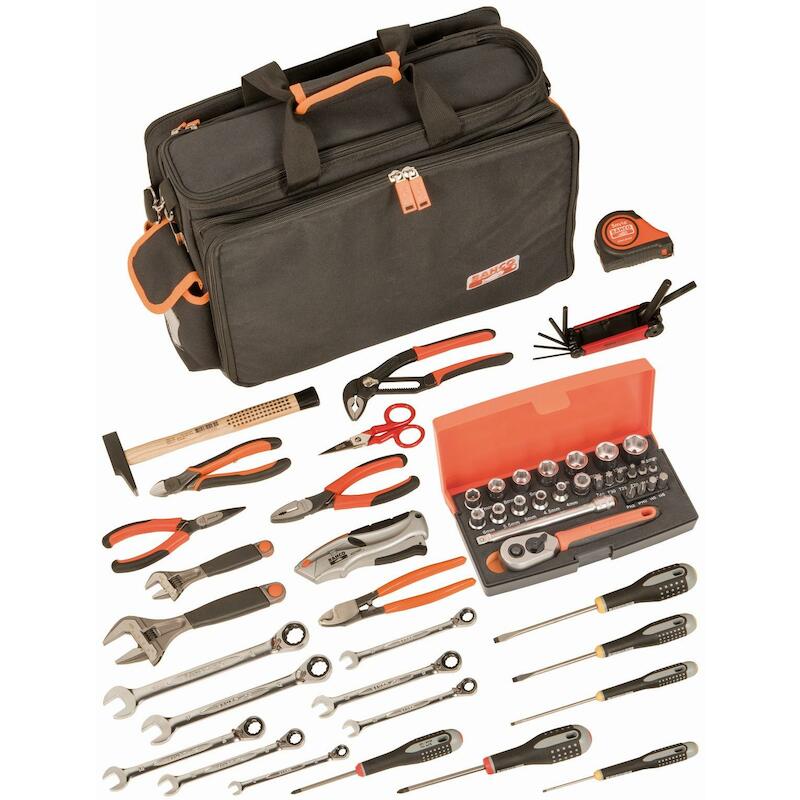 SAC À OUTILS REMPLI         4750FB4   (32PC) BAHCO