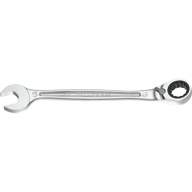 Facom - Ringsteek-ratelsleutel - 467B.7 - 7 mm - 140 mm - 02791755