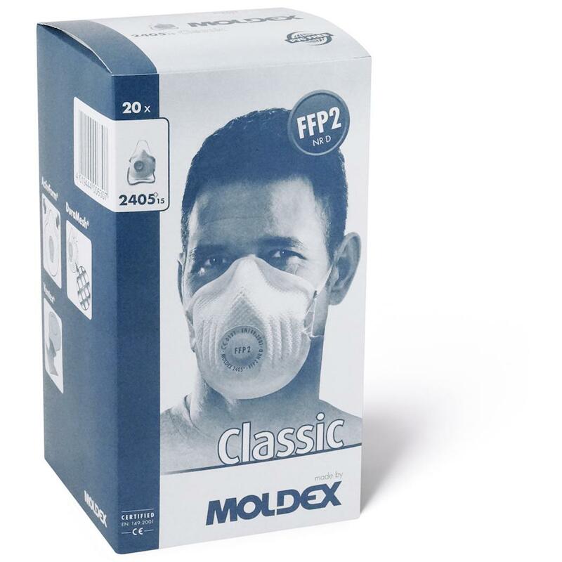 MASQUE CLASSICS + SOUPAPE   2405 FFP2-NR-D  MOLDEX