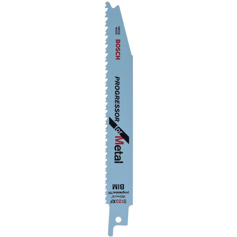 Bosch - Reciprocating saw blade - s 123 xf - Bi-metal - Metal - 150 mm - 2 pcs - 02801198