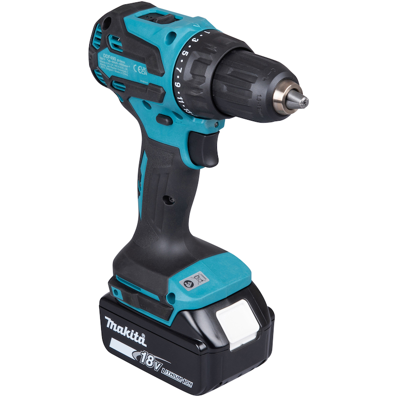 ACCUBOORSCHROEFM.18V/2X4AH  DDF490 (MAKPAC) MAKITA